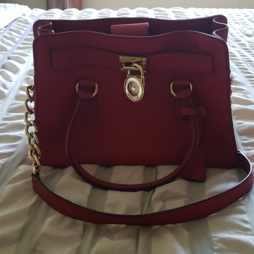 Michael Kors lock satchel